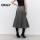 ONLY2025 summer new irregular design washable and old A-line umbrella skirt to make women slim mid-length skirt