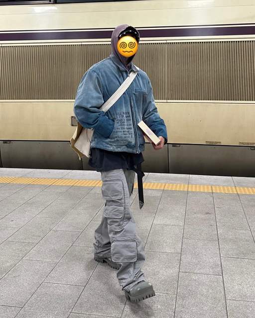 ERD melancholy rich second generation worn washed old workwear denim jacket high street wookvibe trendy brand jacket