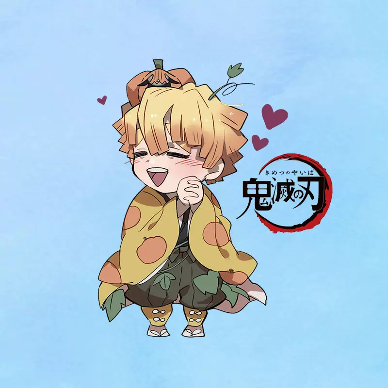 我妻善逸21爆火日本动漫鬼灭之刃q版图案热 我妻善逸21爆火日本动漫鬼灭之刃q版图案热