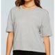 Self-operated chaser retro jersey ventilated short sleeve pocket T-shirt (blend grey) -blend grey
