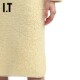 IT JIL SANDER women's imitation lamb velvet skirt new retro fashionable plush straight skirt 0011XL