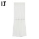 IT HELMUT LANG women's skirt flowing and chic splicing micro-transparent midi skirt 4H0303XL