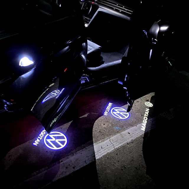 Volkswagen's new Passat Magotan Touareg X Huian Touareg CC door welcome light modified decorative door light projection light