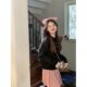 Large size fufu sweet new turtleneck sweater for women in autumn underwear base shirt small top

