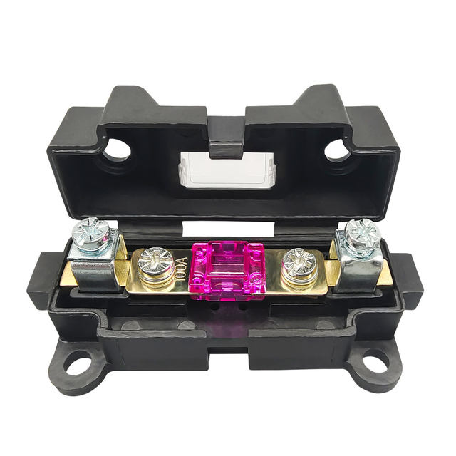 Car and RV high-power fuse box forklift pressure-free welding-free bolt fuse box 40a80A100A125a