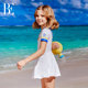 BE Van Dan Children's Skirts Swimsuit Fashion Swimsuit Girls' Navy Wind New