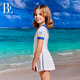 BE Van Dan Children's Skirts Swimsuit Fashion Swimsuit Girls' Navy Wind New