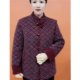 New autumn and winter women's velvet warm coat Chinese style buckle mother's top color 6070 year old grandma cotton coat