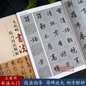 文徵明行書習字帖 新人首單立減十元 22年3月 淘寶海外