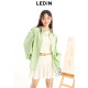 Lecho Spring New Off-Shoulder Shirt Dopamine Top C1CAE1512