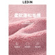 Lecho pink marshmallow hooded sweatshirt for women in winter new cute embroidered velvet sweatshirt loose top