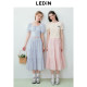 Lecho Korean sweet cake long skirt 24-year summer new girlish pure cotton skirt basics and easy to wear long skirt