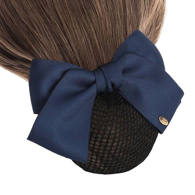 Head flower female professional nurse hair net pocket female flight attendant hair 2025 new high-end headdress bank hair accessories