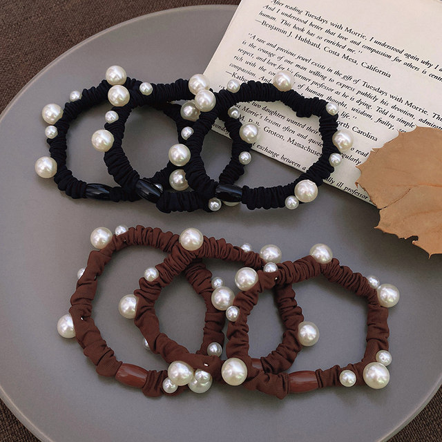 Pearl headband hair band hair band hair band hair women adult rubber band women 2025 new hair band headwear