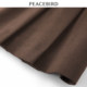 Peacebird Women's New Year Winter Temperament Pleated Skirt A1GED4569