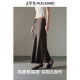 Peacebird women's acetate fishtail long skirt autumn new high-end satin temperament hip-cover skirt skirt
