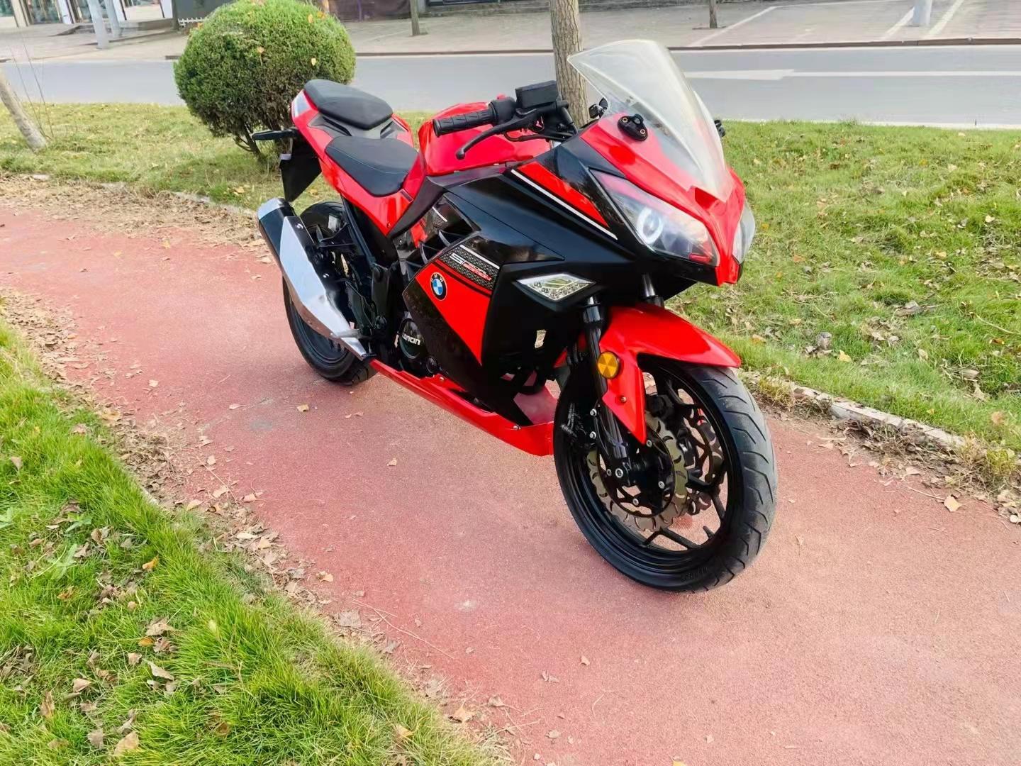 地平线跑车川崎小忍者摩托车白极光趴赛双缸水冷电喷250-400cc