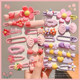 Dopamine color bangs hair clip side clip side broken hair clip children baby headwear duckbill clip hair clip for women