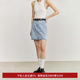 LILY Outlet new women's design and printed cotton denim skirt short skirt for women

