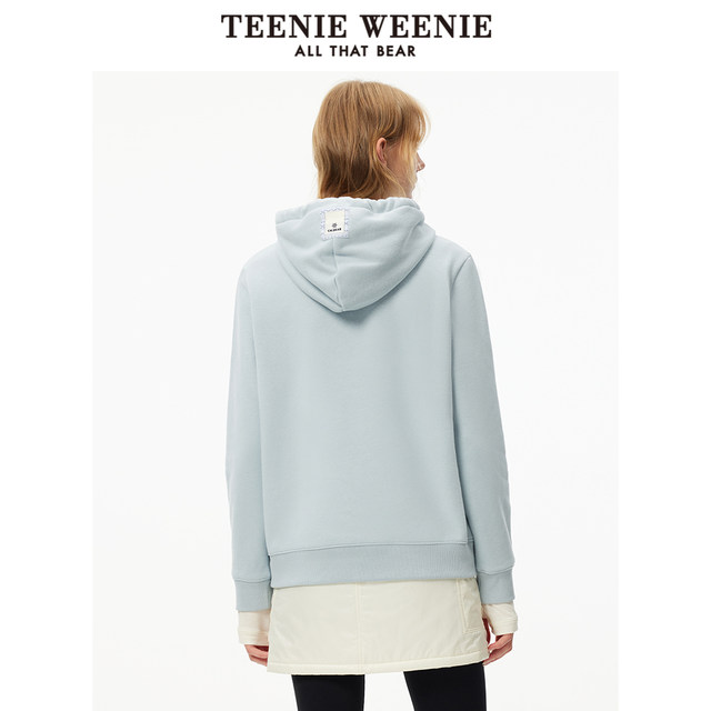 TeenieWeenie Bear Outlet Women's Sweatshirt Winter Academy Hoodie Cartoon Cute Fun Plus Fleece Top
