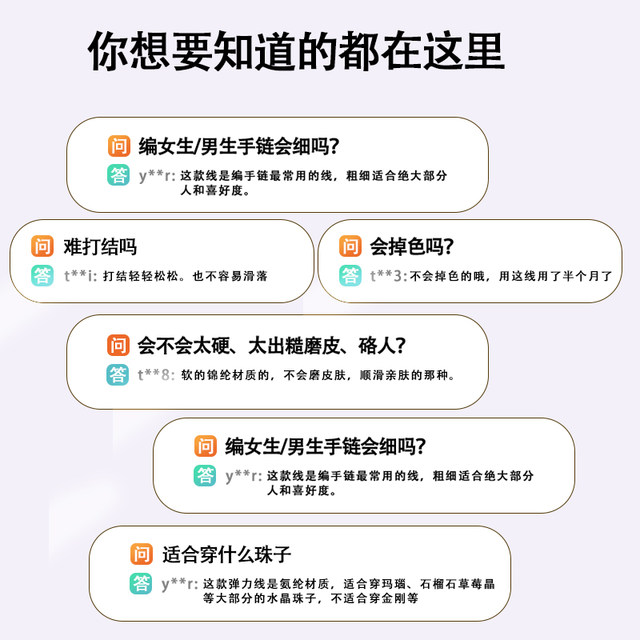 Bracelet elastic rope crystal spandex flat silk elastic cord diy transparent beading line cultural toy bracelet special bracelet rope