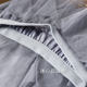 Gray irregular layered mesh skirt skirt for women spring and autumn 2025 new black skirt long skirt tulle skirt autumn and winter