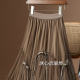Spring retro buckle decorative mesh large sway skirt for women 2025 new puffy trouser skirt long skirt umbrella skirt skirt