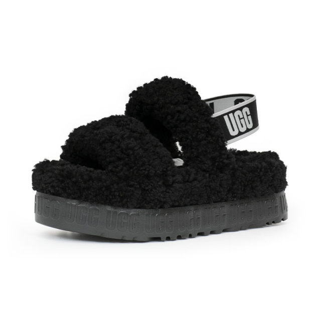UGG women's sandals thick-soled casual sponge cake shoes fluffy soft plush shoes 1120876