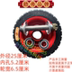 Universal wheel construction site electric tricycle ash bucket truck accessories collection dump truck steering wheel wear-resistant solid wheel
