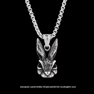 Louis Vuitton M00921 LV Rabbit Pendant, Silver, One Size