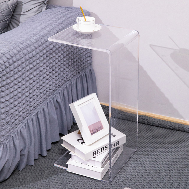 Yayli bay window table coffee table transparent small desk bedroom bedroom a few corners of the bedroom cabinet tatami dwarf table
