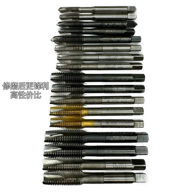 Japanese imported second-hand OSG/YAMAWA tap tap tip containing cobalt stainless steel M6M8M10