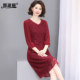 Young-tempered mother's wedding dress can be worn normally 2025 new autumn mother-in-law lace dress with noble style