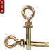 Galvanized expansion screw hook lengthened expansion hook ring pull bolt with ring hook M6M8M10M12