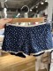 Brandygirl's new Tibetan Blue Wastef Flower BM shorts female hot girl super short pants showed legs and pants

