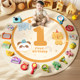 Baby Catching Props Year-old Gift Supplies Set for Men and Women Baby First Birthday Decoration Ins Style Full Set of Catch Lots