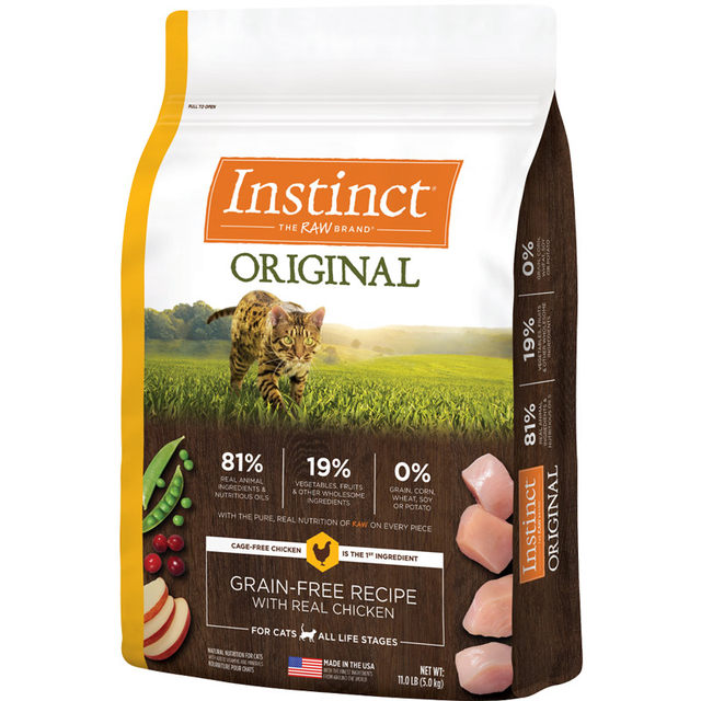 Instinct Natural Baili Cat Food High Protein 10 Pounds Grain-Free ...