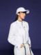Tuogu white workwear short jacket for women spring 2025 new fashionable short windbreaker sports jacket top C50718
