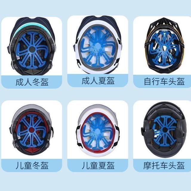 Artifact silicone pads without motorcycle universal helmet prevent ventilation and odor all inner lined hair style breathable helmet pressure