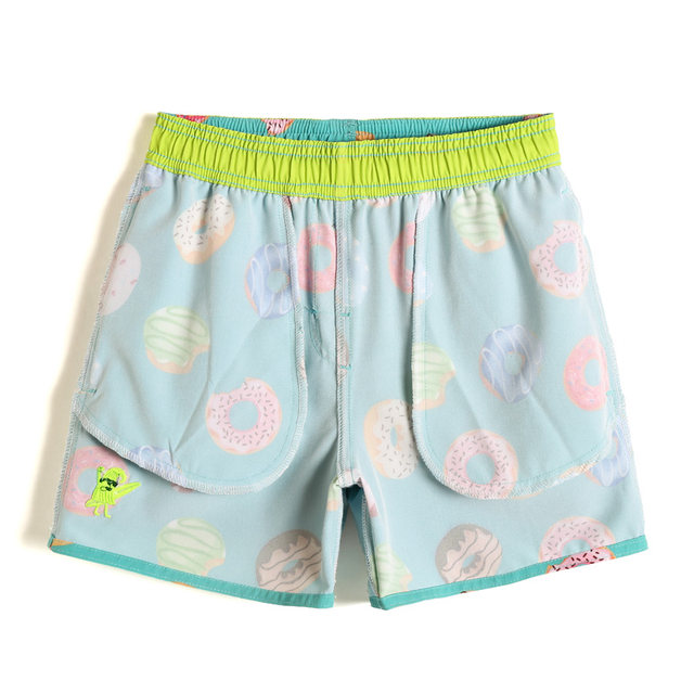 GELLA children's beach pants quick-drying elastic loose swimming trunks for boys and girls can enter the water beach shorts water park
