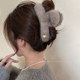 Large Plush Clip Autumn and Winter 2025 New Hair Clip Women's Back of Head High-end Shark Clip Hair Catch Headgear