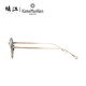 Wannian tortoise glasses KAMEMANen male geometric polygon Japanese handmade pure titanium myopia frame KMN-152