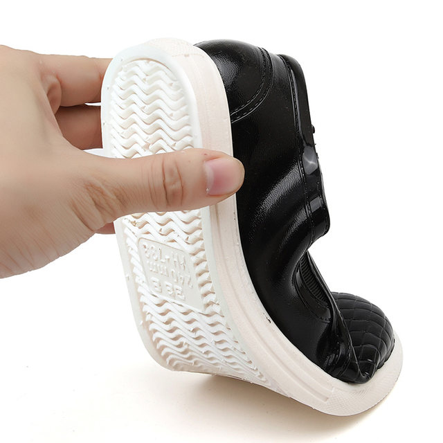 Waterproof plastic shoes women's low-top rain boots kitchen non-slip water shoes casual short-tube shallow-mouth rain boots plus size 41-44