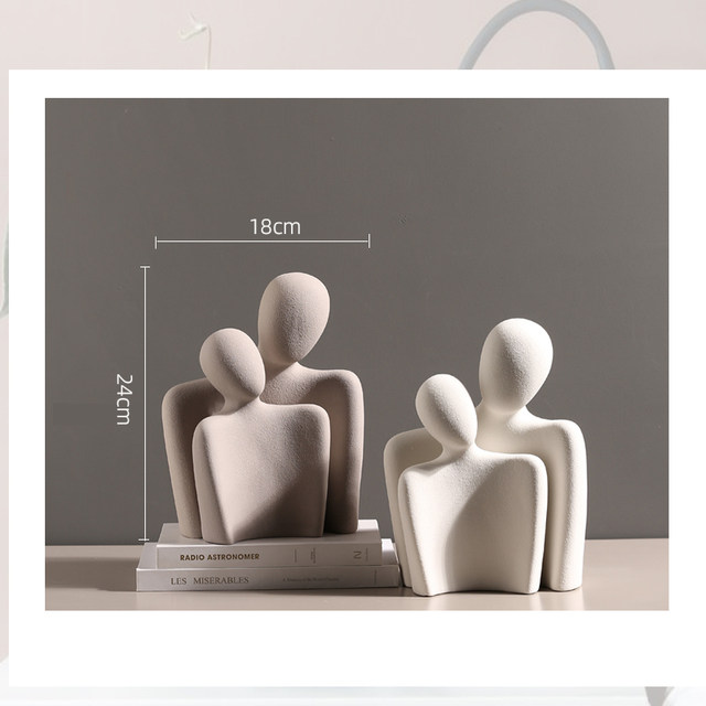 VI-ARICK necklace display stand character ornaments couple living room entrance office desktop creative decorations