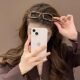 2025 autumn and winter new leopard print glasses headband high-end sense internet celebrity headband hair card hair accessories high skull top artifact headwear