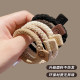 Korean hairband headband female internet celebrity 2025 new bun scalp band tie ponytail high elastic durable rubber band