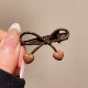 2025 New Bow Hair Clip Women's One-Line Clip Temperament Versatile Bangs Broken Hair Side Clip Hairpin Headwear Hair Accessories