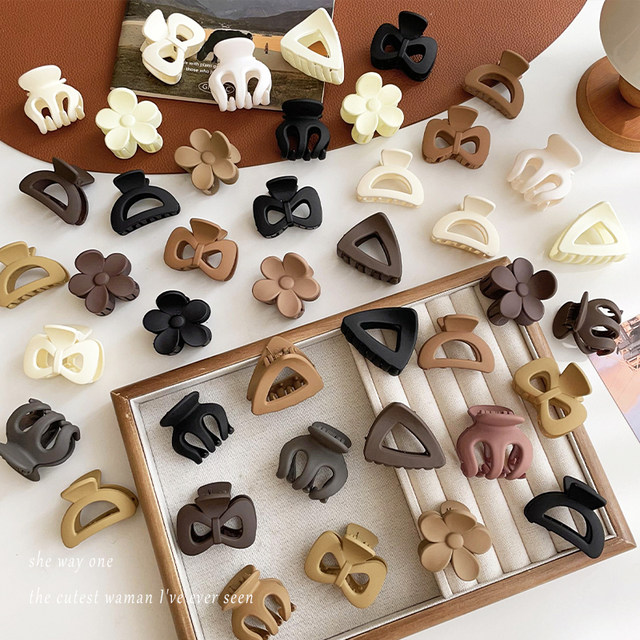 Hair clip women's 2025 new high-end high-pony tail fixing artifact hair clip shark clip back head small clip headgear