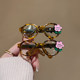 2025 New Cute Cartoon Glasses Hair Clip Women's Side Bangs Clip Headwear Hair Accessories Hair Clip Duckbill Clip