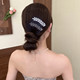 Rhinestone wheat ear bb clip women's 2025 new duckbill clip broken hair side clip bang clip flash diamond clip hair clip hair accessories
